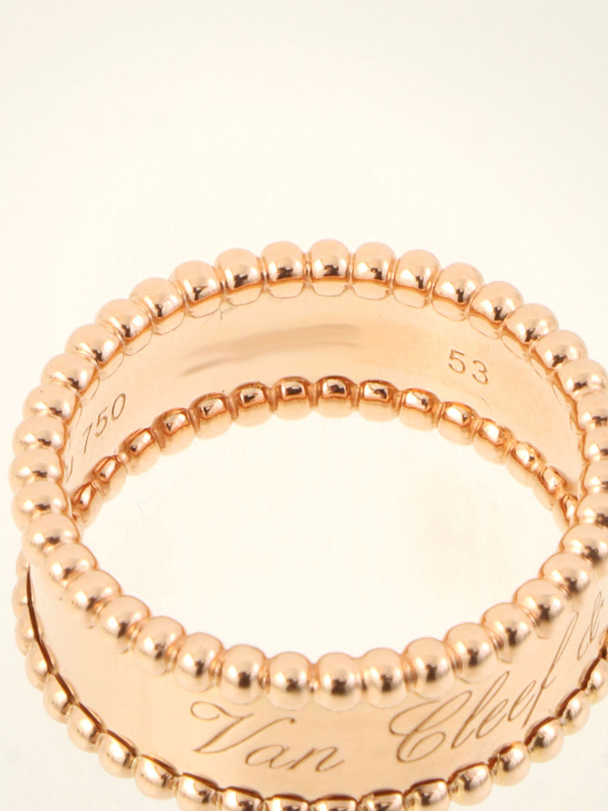 18Kペルレシニアチュールリング ピンクゴールド