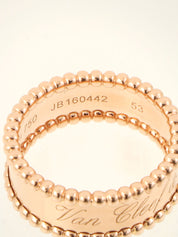 18Kペルレシニアチュールリング ピンクゴールド