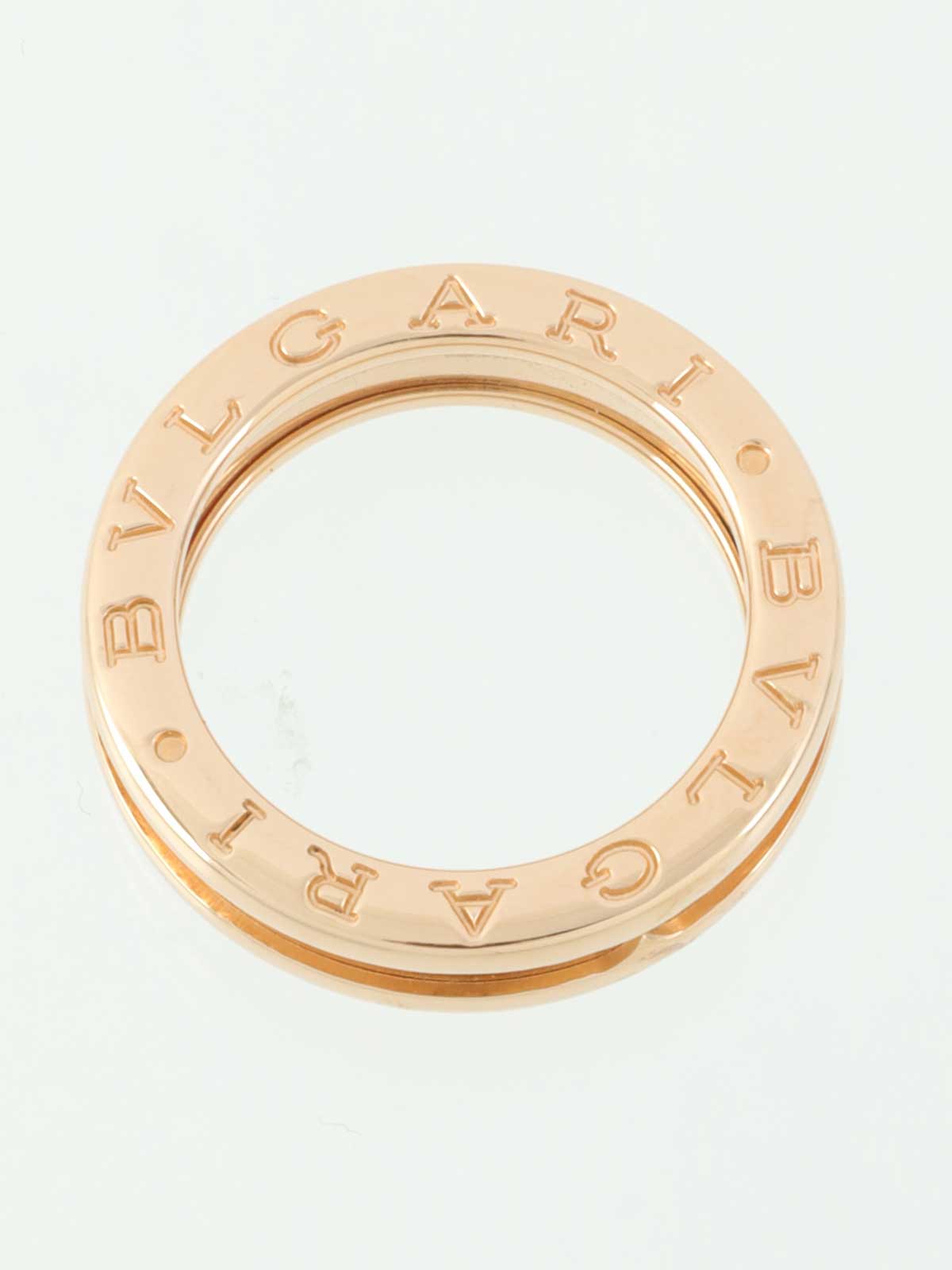 18Kビーゼロワンリング　ピンクゴールド