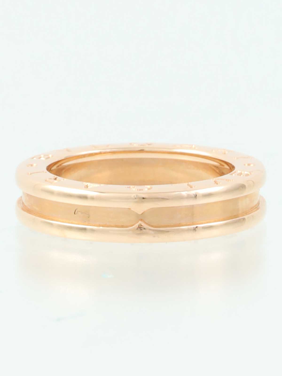 18Kビーゼロワンリング　ピンクゴールド