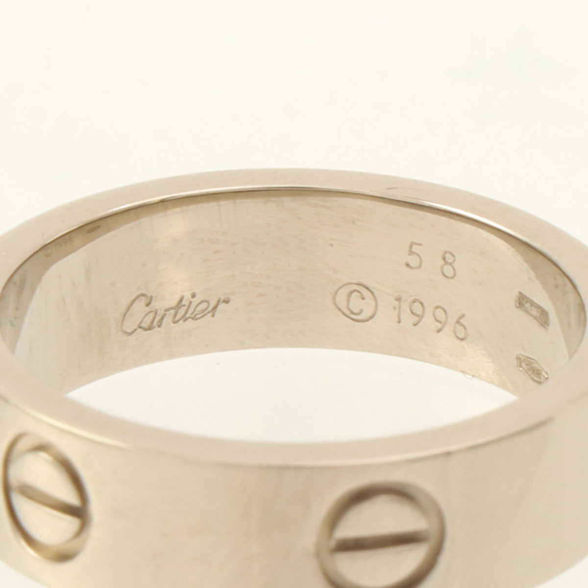 18K Love Ring #58 Silver