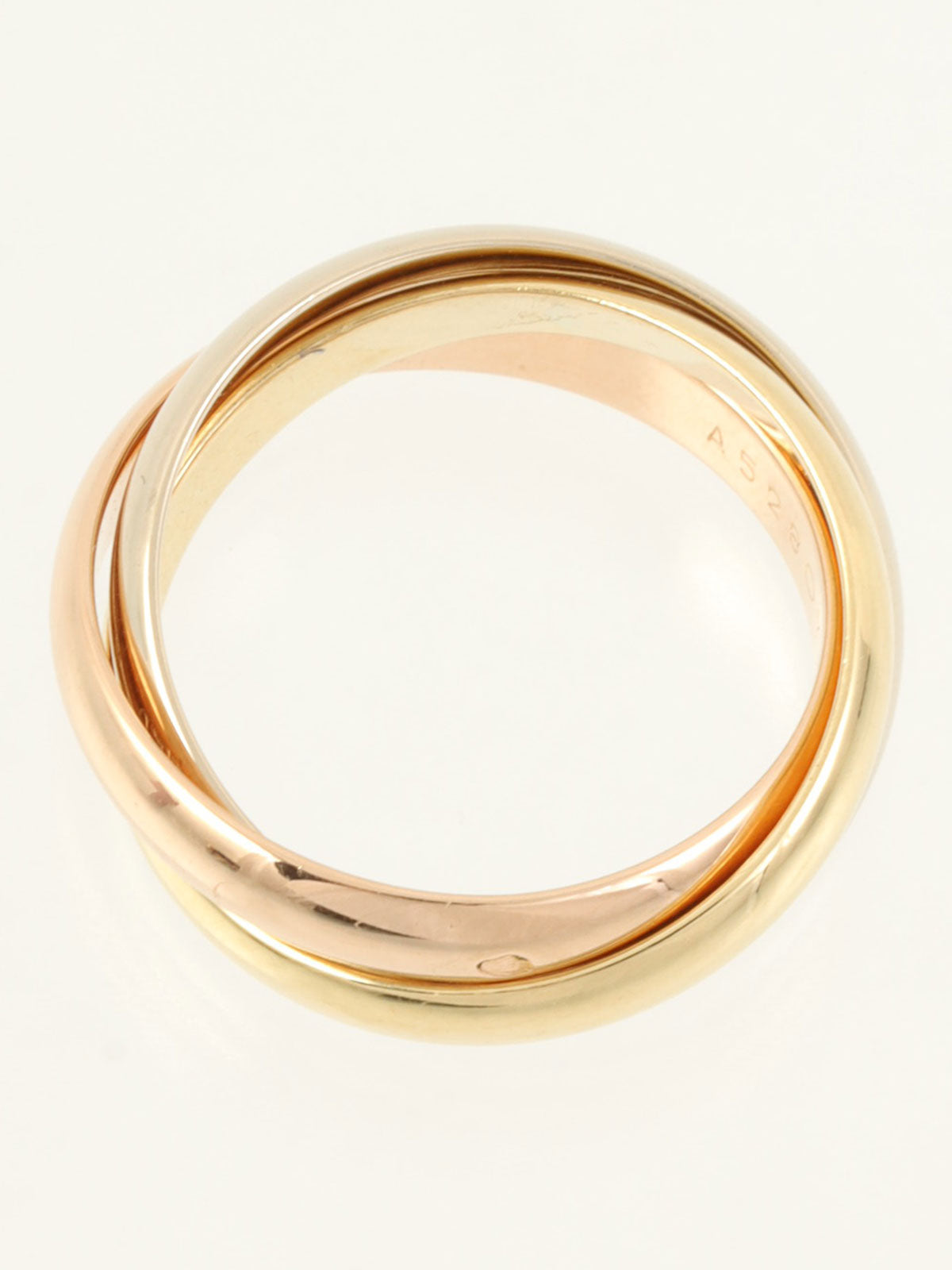 18K Trinity Ring in White Gold, Yellow Gold, or Pink Gold