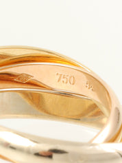 18K Trinity Ring in White Gold, Yellow Gold, or Pink Gold
