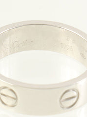 18K Love Ring #58 White Gold