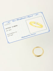 18K Gold Diamond Ring