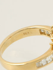 18Kルビーダイヤモンドリング レッド/ゴールド