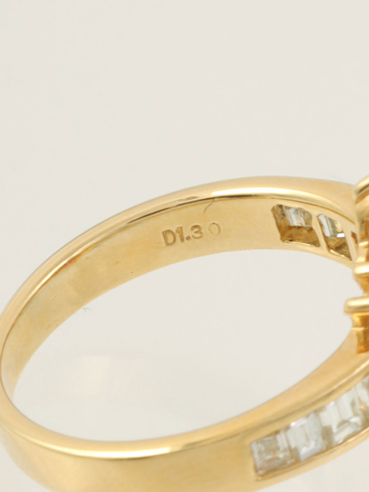 18Kルビーダイヤモンドリング レッド/ゴールド