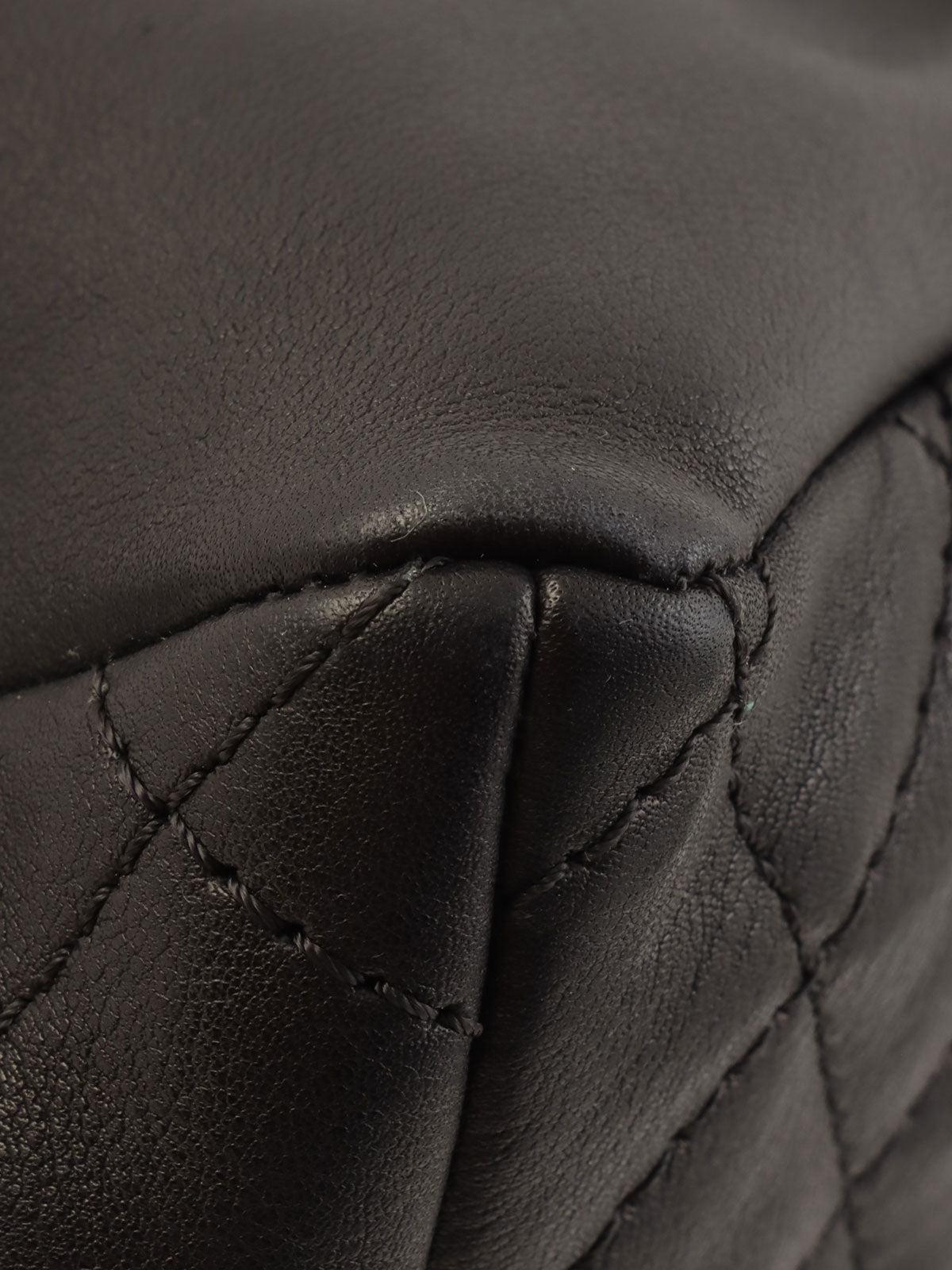 2015 Matelasse Stitch CC Turnlock Backpack in Black