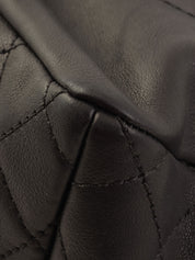 2015款黑色Matelasse Stitch CC Turnlock双肩包