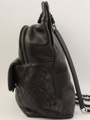 2015款黑色Matelasse Stitch CC Turnlock双肩包