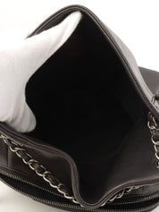 2015 Matelasse Stitch CC Turnlock Backpack in Black