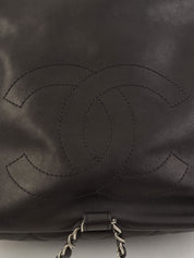 2015 Matelasse Stitch CC Turnlock Backpack in Black