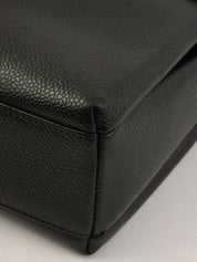 1998 Caviar Skin CC Mark Plate Shoulder Bag Black