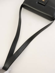 1998 Caviar Skin CC Mark Plate Shoulder Bag Black