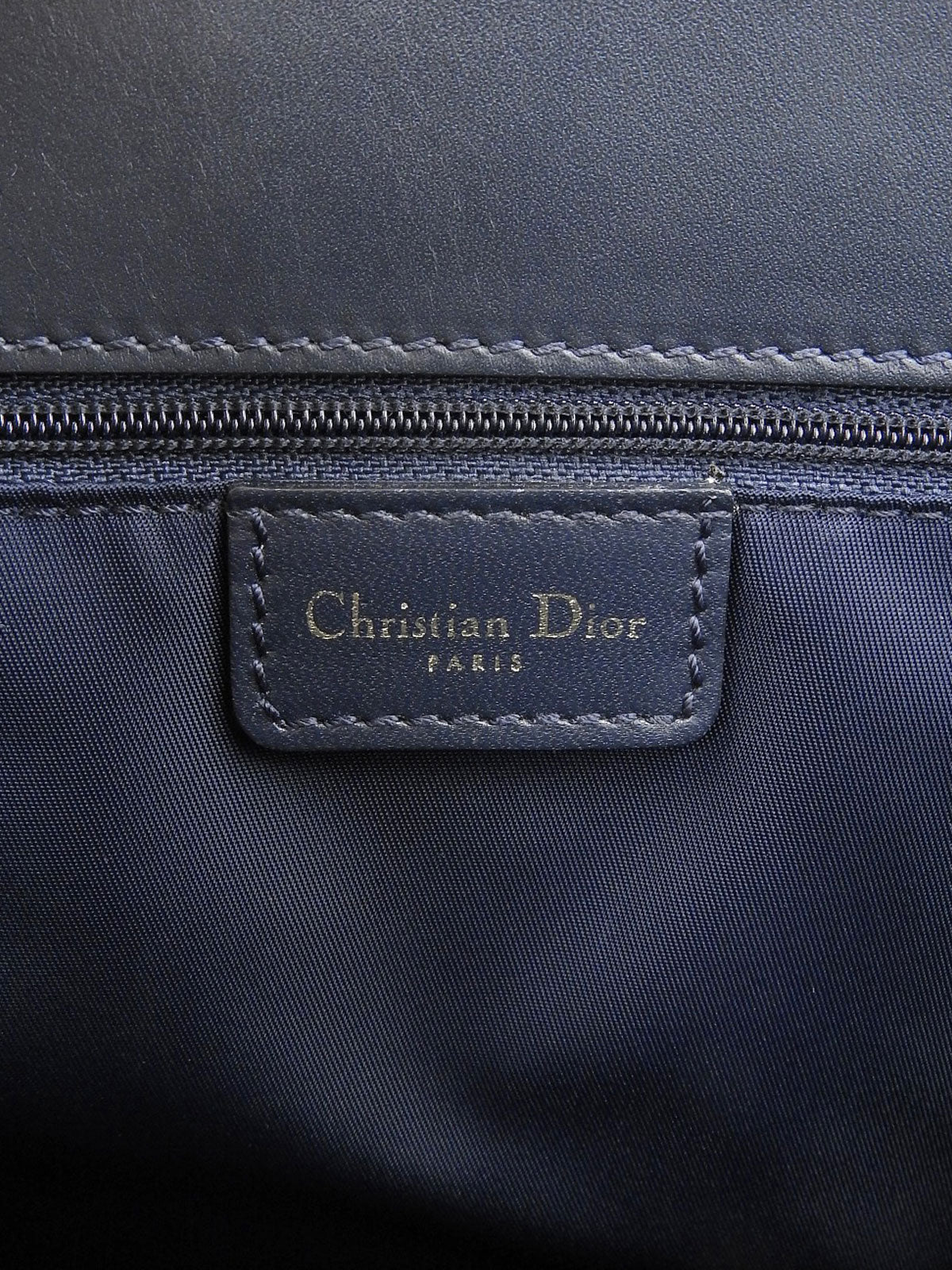 Trotter Pattern Handbag Navy