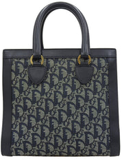 Trotter Pattern Handbag Navy