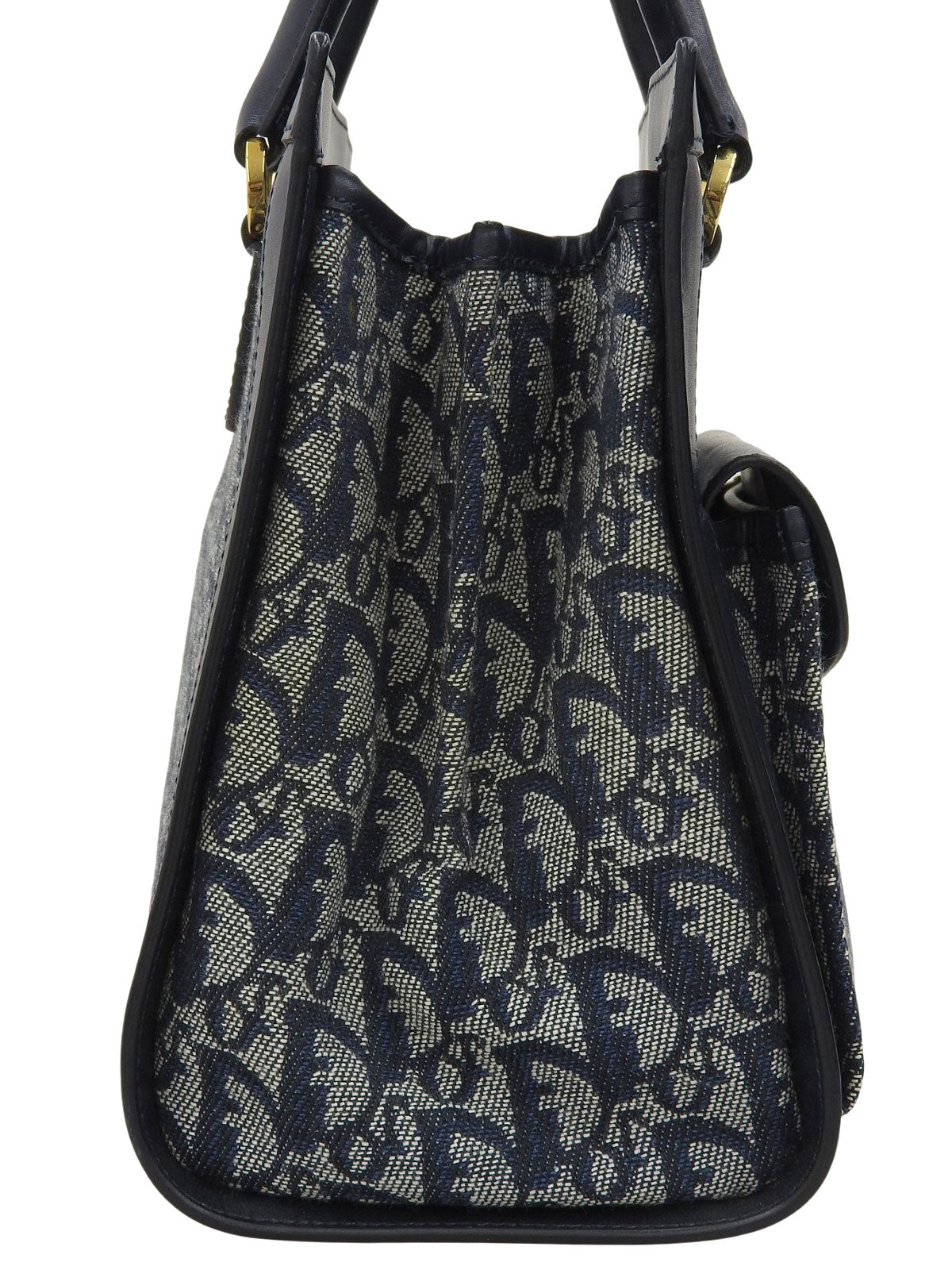 Trotter Pattern Handbag Navy