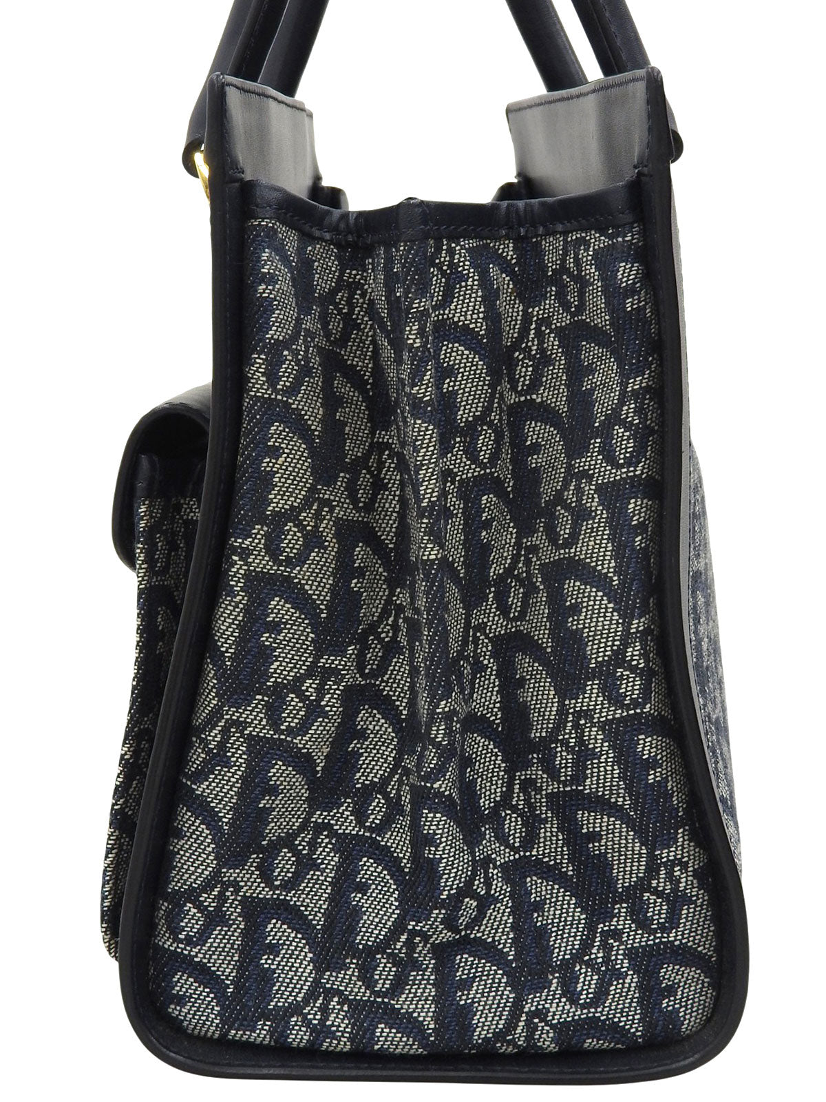 Trotter Pattern Handbag Navy