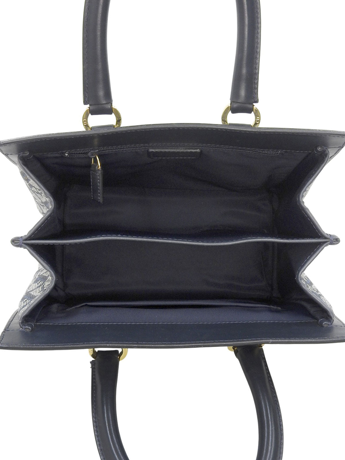 Trotter Pattern Handbag Navy