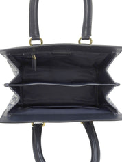 Trotter Pattern Handbag Navy