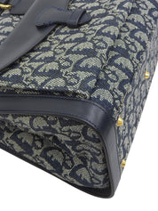 Trotter Pattern Handbag Navy