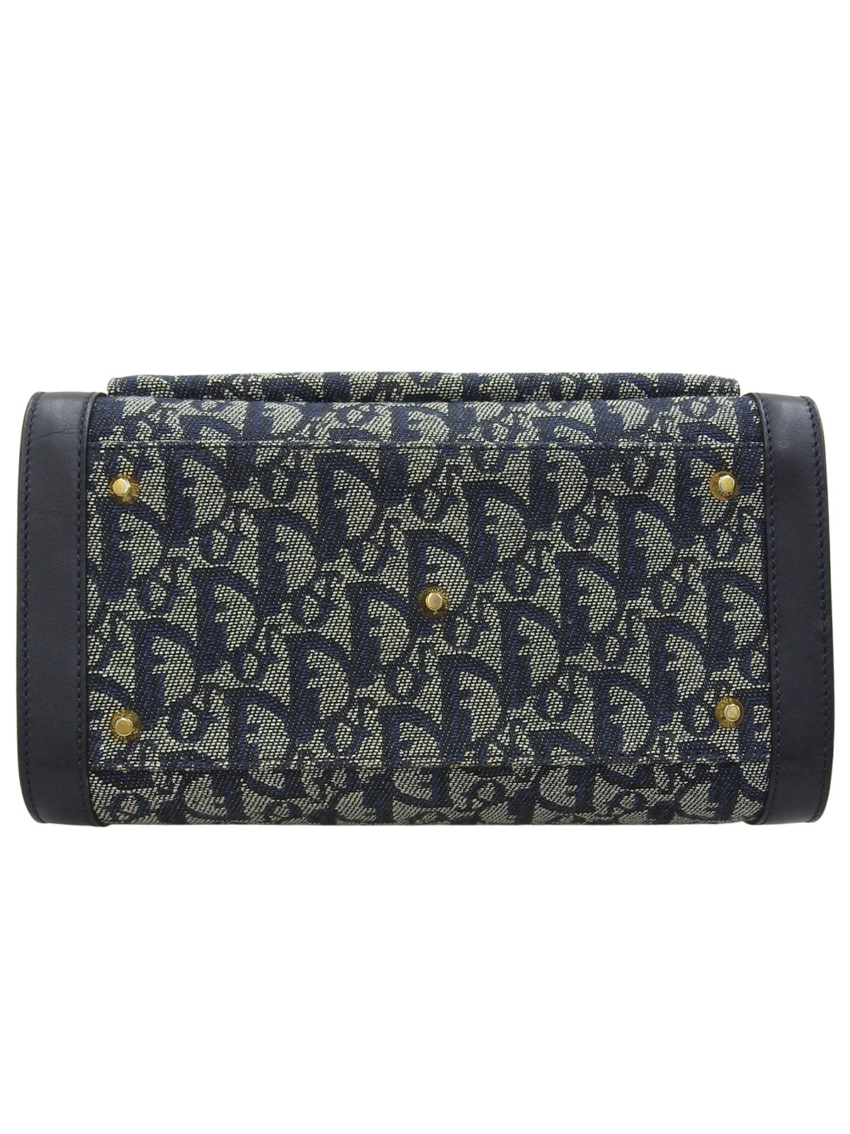 Trotter Pattern Handbag Navy
