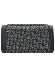 Trotter Pattern Handbag Navy
