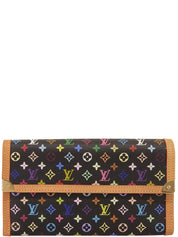 2003年製 キャンバスモノグラムマルチポルトトレゾールインターナショナル ノワール