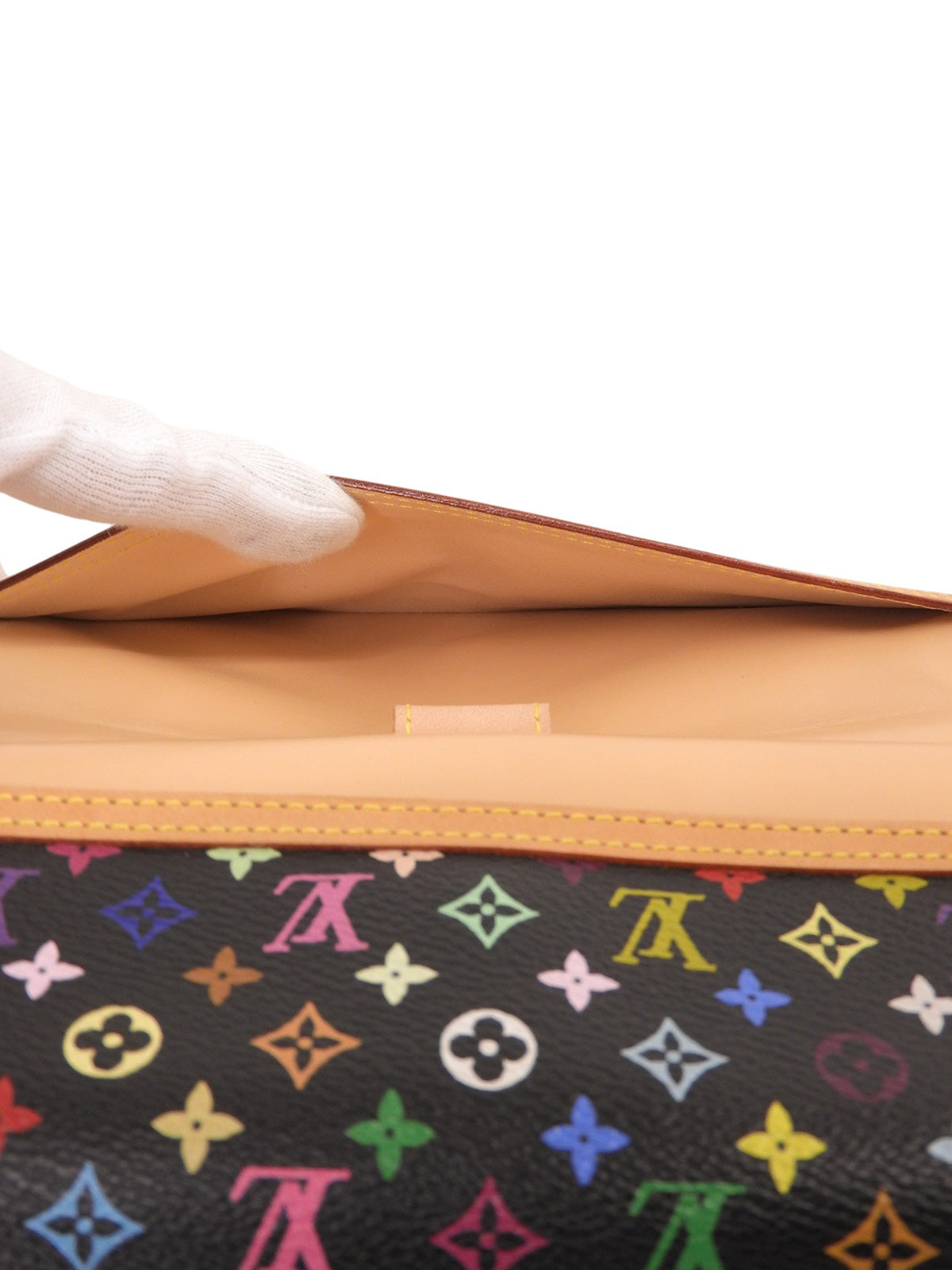 2003 Canvas Monogram Multi Porte Tresor International Noir