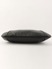 インターロッキングショルダーバッグ ブラック