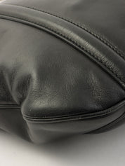 インターロッキングショルダーバッグ ブラック