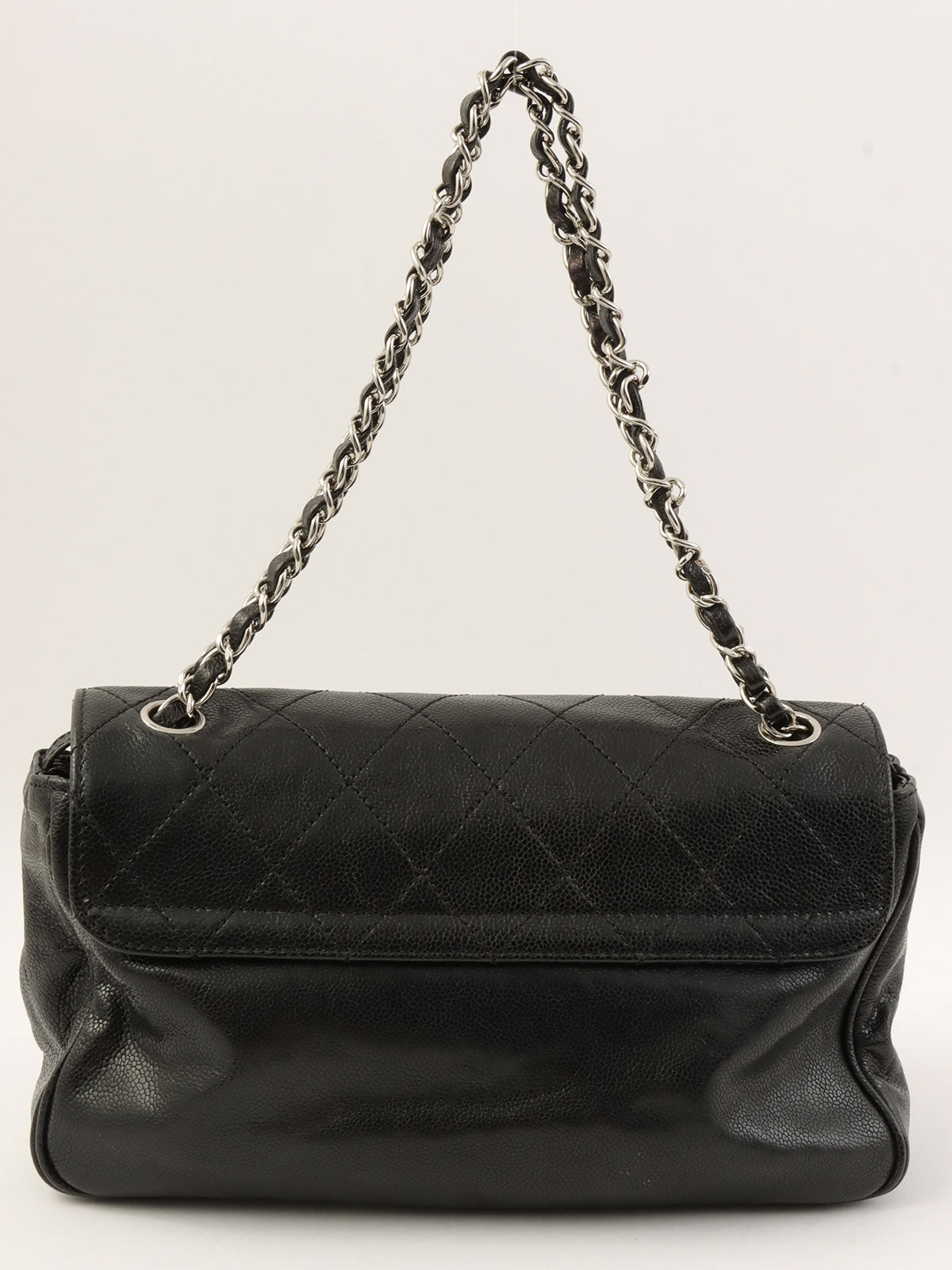2008 2.55 Chain Shoulder Bag Black
