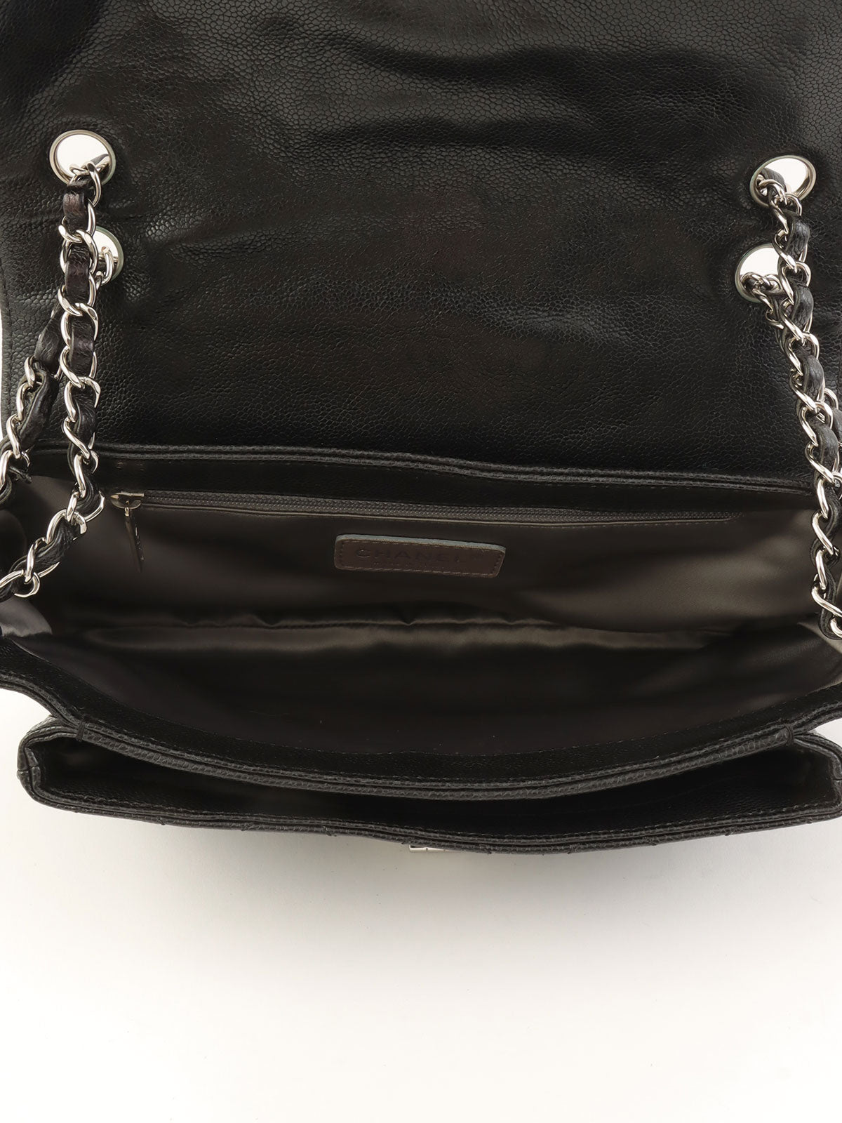 2008 2.55 Chain Shoulder Bag Black