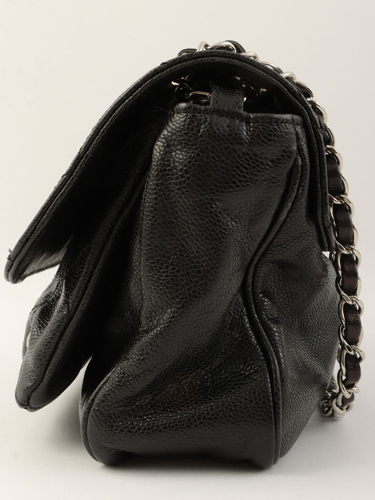2008 2.55 Chain Shoulder Bag Black