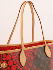 2012 Yayoi Kusama Collaboration Neverfull MM Brown/Red