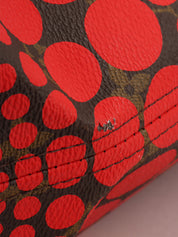 2012 Yayoi Kusama Collaboration Neverfull MM Brown/Red