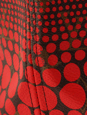 2012 Yayoi Kusama Collaboration Neverfull MM Brown/Red