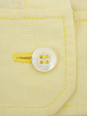 リネン長袖シャツ クリームイエロー