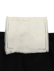 1995 CC mark embroidered cropped half sleeve shirt in black