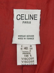 レーヨンロゴボタンセットアップ レッド