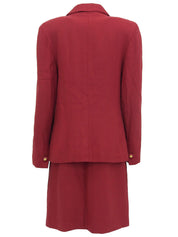 レーヨンロゴボタンセットアップ レッド