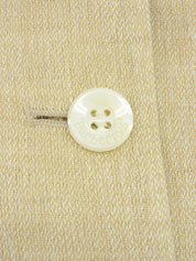 Linen logo button set up in ivory