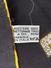 ジュエリーパターンスカーフ チャコールグレー/マルチ