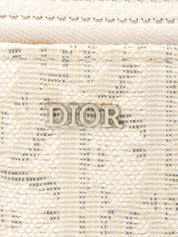 Oblique Pattern Mini Shoulder Bag Off-White