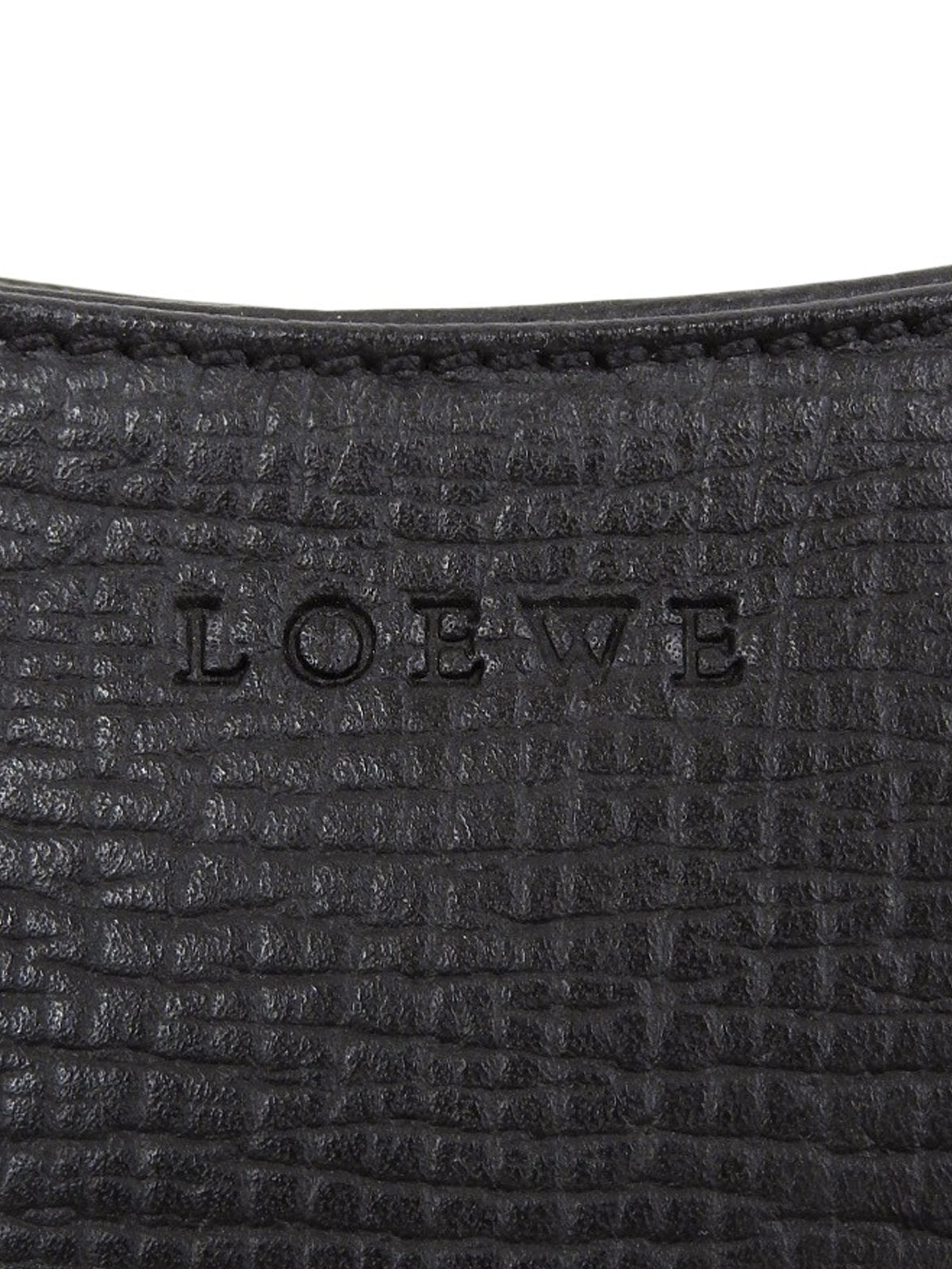 ロゴエンボスミニハンドバッグ ブラック