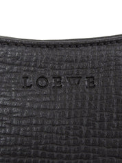 ロゴエンボスミニハンドバッグ ブラック