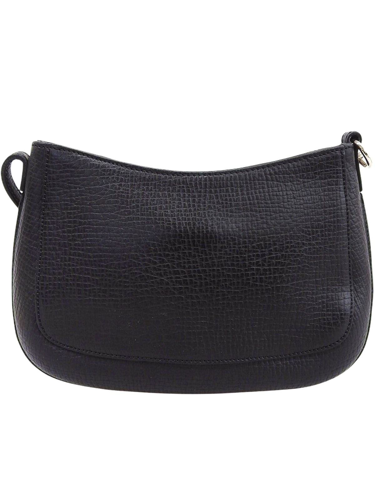 ロゴエンボスミニハンドバッグ ブラック