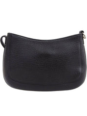 ロゴエンボスミニハンドバッグ ブラック