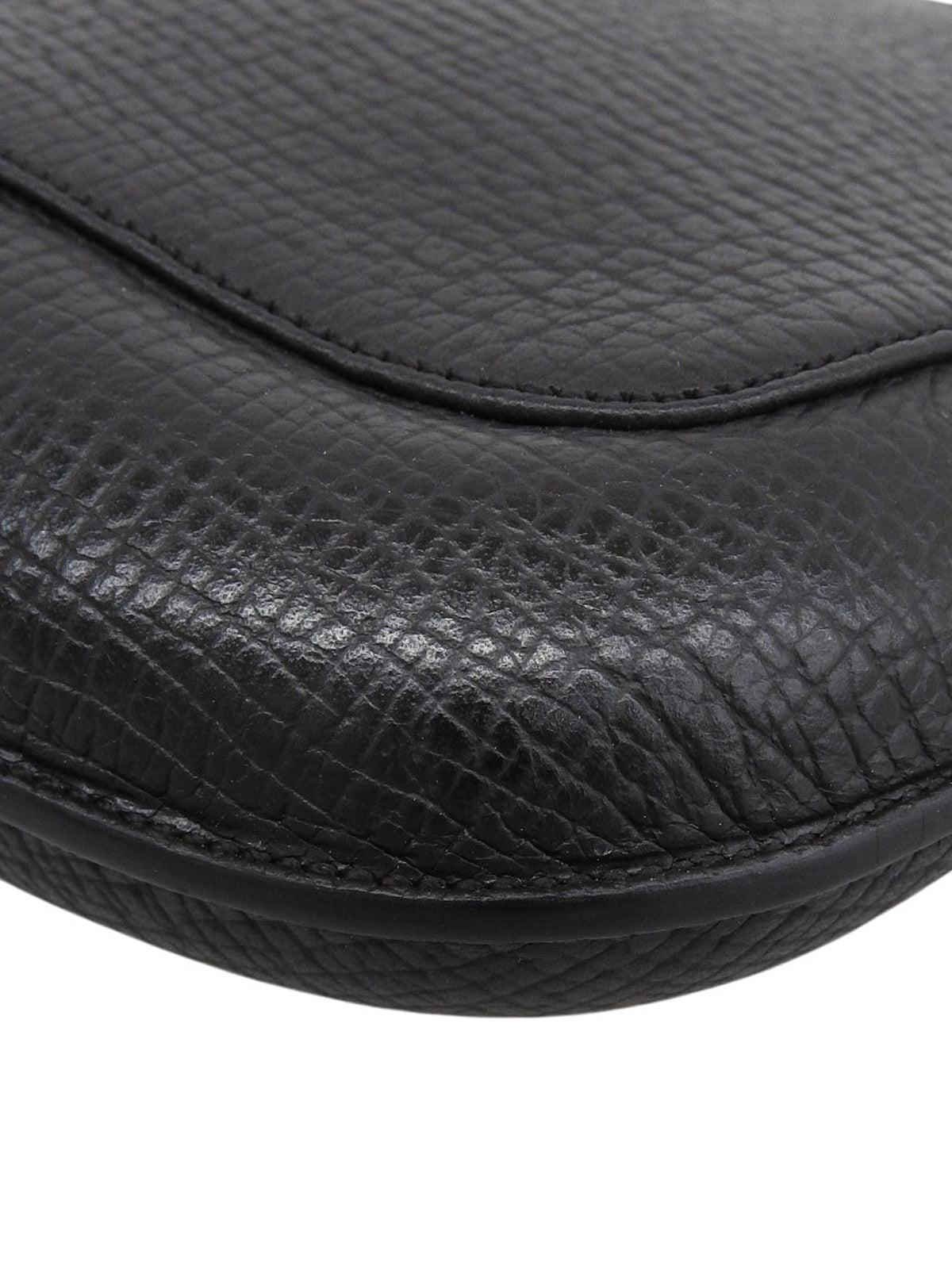 ロゴエンボスミニハンドバッグ ブラック