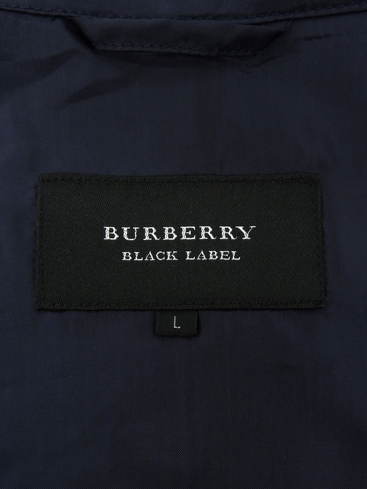 コットンギンガムチェックパターンブルゾン ネイビー